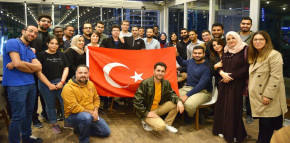 International Students Watched the National Game T...
